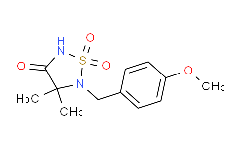 CAS No. 283587-22-4, 5-(4-methoxybenzyl)-4,4-dimethyl-1,2,5-thiadiazolidin-3-one 1,1-dioxide