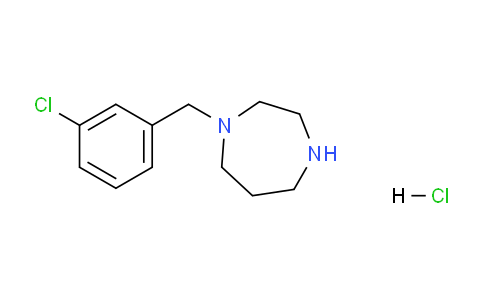 CAS No. 1353978-99-0, 1-(3-Chlorobenzyl)-1,4-diazepane hydrochloride