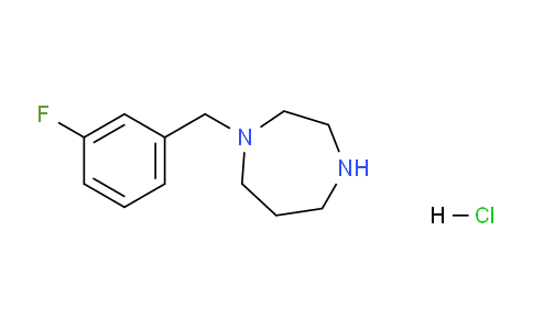CAS No. 1353965-37-3, 1-(3-Fluorobenzyl)-1,4-diazepane hydrochloride