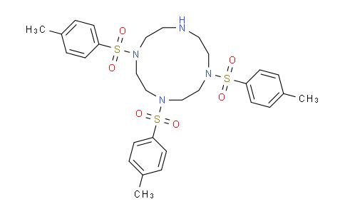 CAS No. 94530-07-1, 1,4,7-Tritosyl-1,4,7,10-tetraazacyclododecane