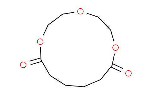 CAS No. 6607-34-7, 1,4,7-Trioxacyclotridecane-8,13-dione