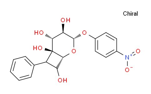 CAS No. 61169-00-4, (1R,3S,4R,5R,6S)-3-(4-nitrophenoxy)-7-phenyl-2-oxabicyclo[4.2.0]octane-4,5,6,8-tetraol
