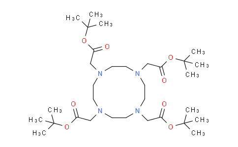 CAS No. 585531-74-4, tetra-tert-butyl 2,2',2'',2'''-(1,4,7,10-tetraazacyclododecane-1,4,7,10-tetrayl)tetraacetate