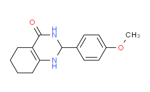 CAS No. 105550-61-6, 2-(4-Methoxyphenyl)-2,3,5,6,7,8-hexahydroquinazolin-4(1H)-one