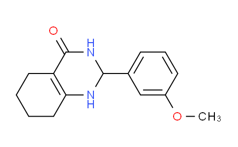 CAS No. 62582-91-6, 2-(3-Methoxyphenyl)-2,3,5,6,7,8-hexahydroquinazolin-4(1H)-one