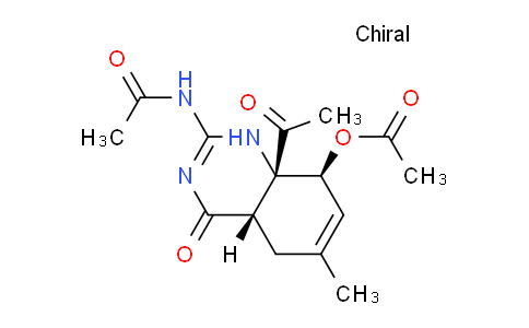 CAS No. 86970-99-2, (4AS,8S,8aS)-2-acetamido-8a-acetyl-6-methyl-4-oxo-1,4,4a,5,8,8a-hexahydroquinazolin-8-yl acetate