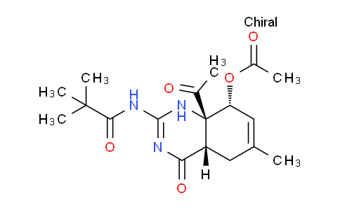 CAS No. 87037-52-3, (4AS,8R,8aS)-8a-acetyl-6-methyl-4-oxo-2-pivalamido-1,4,4a,5,8,8a-hexahydroquinazolin-8-yl acetate