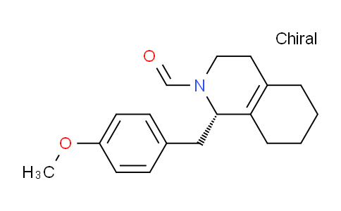 CAS No. 29144-31-8, (S)-1-(4-Methoxybenzyl)-3,4,5,6,7,8-hexahydroisoquinoline-2(1H)-carbaldehyde