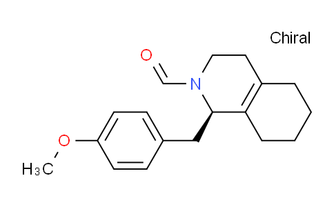 CAS No. 51773-23-0, (R)-1-(4-Methoxybenzyl)-3,4,5,6,7,8-hexahydroisoquinoline-2(1H)-carbaldehyde