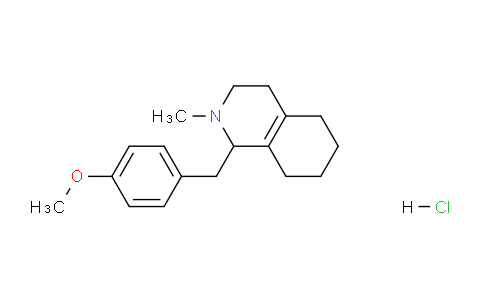 CAS No. 67553-46-2, 1-(4-Methoxybenzyl)-2-methyl-1,2,3,4,5,6,7,8-octahydroisoquinoline hydrochloride