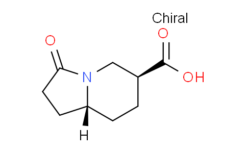 CAS No. 1620675-68-4, (6S,8aR)-3-Oxooctahydroindolizine-6-carboxylic acid