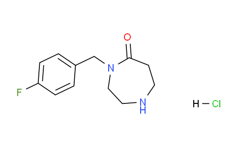 CAS No. 1998216-54-8, 4-(4-Fluorobenzyl)-1,4-diazepan-5-one hydrochloride