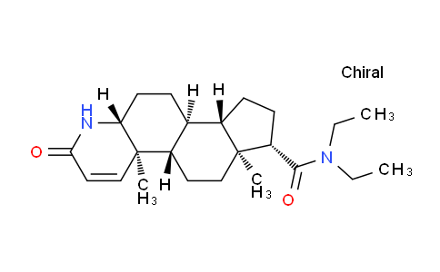 CAS No. 92472-70-3, (4AR,4bS,6aS,7S,9aS,9bS,11aR)-N,N-diethyl-4a,6a-dimethyl-2-oxo-2,4a,4b,5,6,6a,7,8,9,9a,9b,10,11,11a-tetradecahydro-1H-indeno[5,4-f]quinoline-7-carboxamide