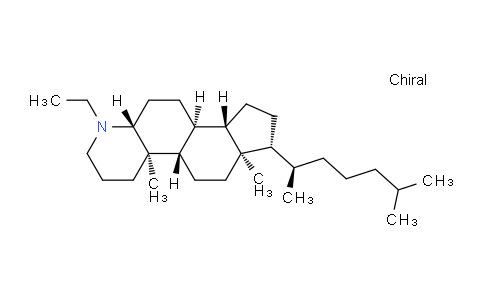 CAS No. 3899-45-4, (4AR,4bS,6aR,7R,9aS,9bS,11aR)-1-ethyl-4a,6a-dimethyl-7-((R)-6-methylheptan-2-yl)hexadecahydro-1H-indeno[5,4-f]quinoline