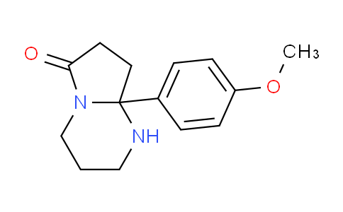 CAS No. 20481-68-9, 8A-(4-methoxyphenyl)hexahydropyrrolo[1,2-a]pyrimidin-6(2H)-one