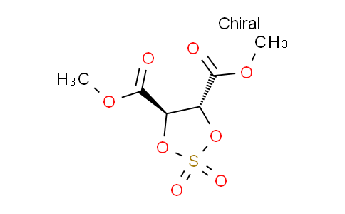 CAS No. 117470-90-3, (4R,5R)-Dimethyl 1,3,2-dioxathiolane-4,5-dicarboxylate 2,2-dioxide