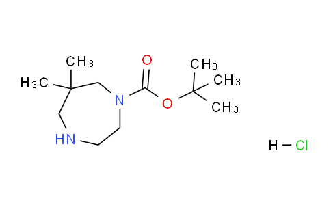CAS No. 1956310-60-3, tert-Butyl 6,6-dimethyl-1,4-diazepane-1-carboxylate hydrochloride