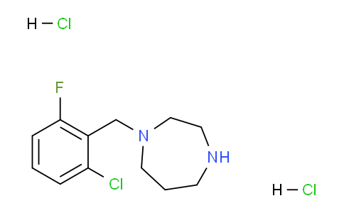 CAS No. 1049733-74-5, 1-(2-Chloro-6-fluorobenzyl)-1,4-diazepane dihydrochloride