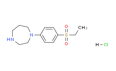 CAS No. 1170944-34-9, 1-(4-(Ethylsulfonyl)phenyl)-1,4-diazepane hydrochloride