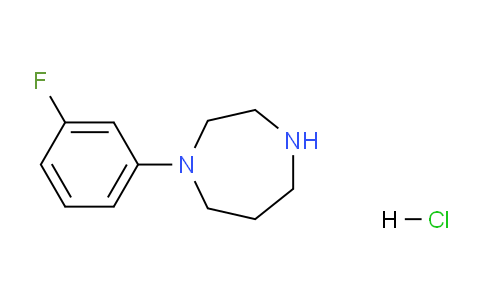 CAS No. 934991-99-8, 1-(3-Fluorophenyl)-1,4-diazepane hydrochloride