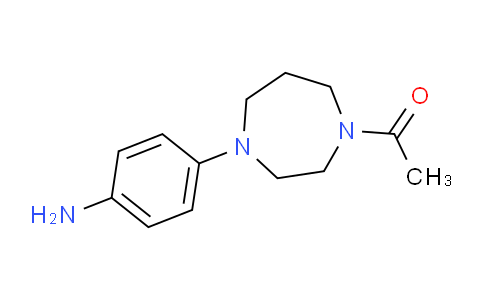 CAS No. 497249-28-2, 1-(4-(4-Aminophenyl)-1,4-diazepan-1-yl)ethanone