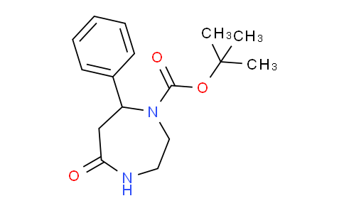 CAS No. 220898-16-8, tert-Butyl 5-oxo-7-phenyl-1,4-diazepane-1-carboxylate