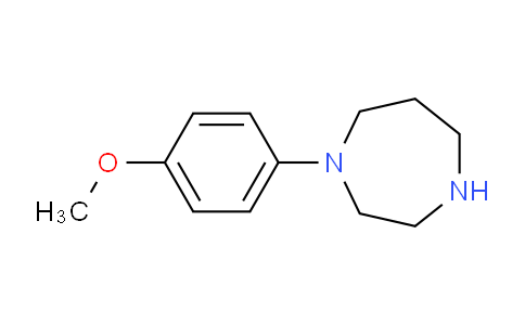 CAS No. 868063-60-9, 1-(4-Methoxyphenyl)-1,4-diazepane