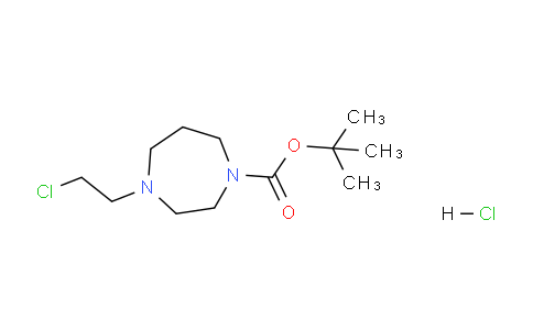 CAS No. 1956324-26-7, tert-Butyl 4-(2-chloroethyl)-1,4-diazepane-1-carboxylate hydrochloride