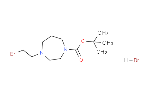 CAS No. 1956321-43-9, tert-Butyl 4-(2-bromoethyl)-1,4-diazepane-1-carboxylate hydrobromide
