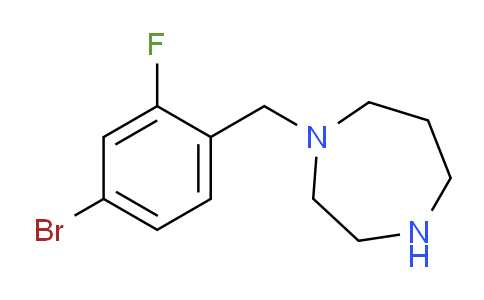 CAS No. 646455-62-1, 1-(4-Bromo-2-fluorobenzyl)-1,4-diazepane