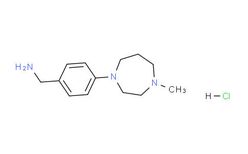 CAS No. 1243359-94-5, (4-(4-Methyl-1,4-diazepan-1-yl)phenyl)methanamine hydrochloride