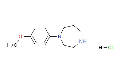 CAS No. 934992-02-6, 1-(4-Methoxyphenyl)-1,4-diazepane hydrochloride