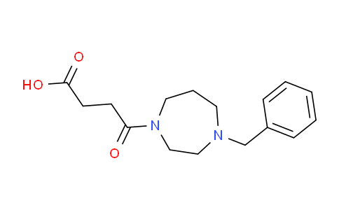 CAS No. 396105-43-4, 4-(4-Benzyl-1,4-diazepan-1-yl)-4-oxobutanoic acid