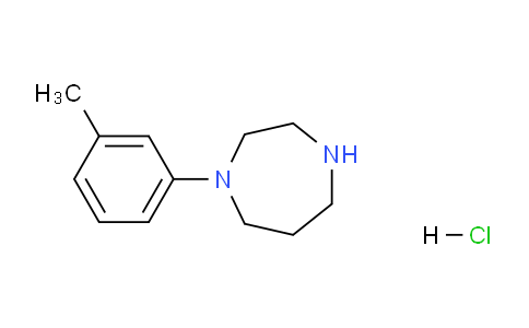 CAS No. 934991-97-6, 1-(m-Tolyl)-1,4-diazepane hydrochloride