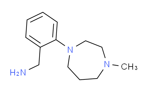 CAS No. 915707-56-1, (2-(4-Methyl-1,4-diazepan-1-yl)phenyl)methanamine