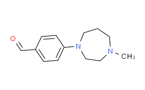 CAS No. 166438-86-4, 4-(4-Methyl-1,4-diazepan-1-yl)benzaldehyde