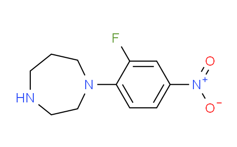 CAS No. 392660-27-4, 1-(2-Fluoro-4-nitrophenyl)-1,4-diazepane