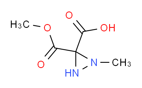 CAS No. 742007-54-1, 3-(Methoxycarbonyl)-1-methyldiaziridine-3-carboxylic acid