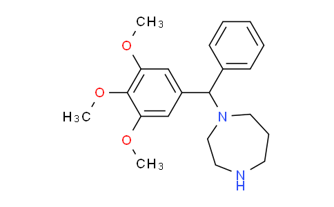 CAS No. 506409-22-9, 1-(Phenyl(3,4,5-trimethoxyphenyl)methyl)-1,4-diazepane