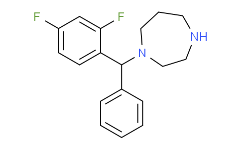 CAS No. 507220-04-4, 1-((2,4-Difluorophenyl)(phenyl)methyl)-1,4-diazepane