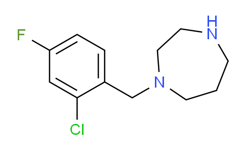 CAS No. 1016683-03-6, 1-(2-Chloro-4-fluorobenzyl)-1,4-diazepane