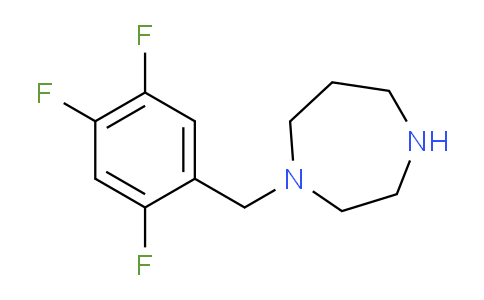 CAS No. 1240573-29-8, 1-(2,4,5-Trifluorobenzyl)-1,4-diazepane