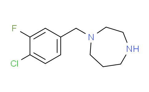 CAS No. 1240580-96-4, 1-(4-Chloro-3-fluorobenzyl)-1,4-diazepane