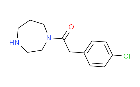 CAS No. 815651-30-0, 2-(4-Chlorophenyl)-1-(1,4-diazepan-1-yl)ethanone