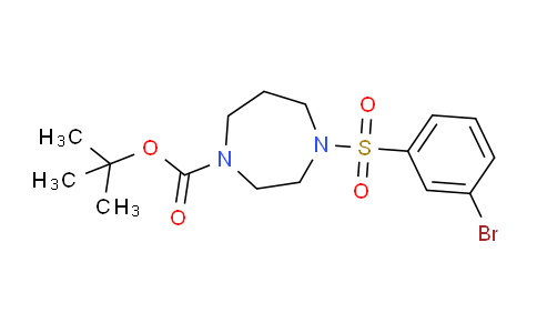 CAS No. 1312440-85-9, tert-Butyl 4-((3-bromophenyl)sulfonyl)-1,4-diazepane-1-carboxylate