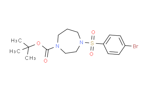 CAS No. 937012-68-5, tert-Butyl 4-((4-bromophenyl)sulfonyl)-1,4-diazepane-1-carboxylate