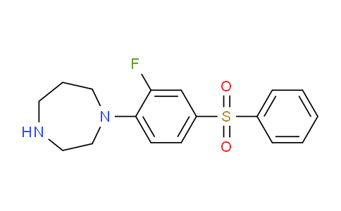 DY770540 | 1020722-23-9 | 1-(2-Fluoro-4-(phenylsulfonyl)phenyl)-1,4-diazepane