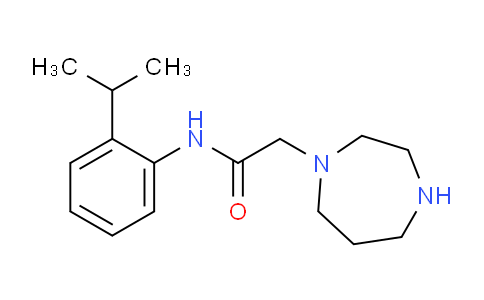 CAS No. 1097791-12-2, 2-(1,4-Diazepan-1-yl)-N-(2-isopropylphenyl)acetamide