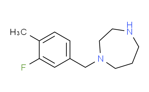 CAS No. 1240566-20-4, 1-(3-Fluoro-4-methylbenzyl)-1,4-diazepane