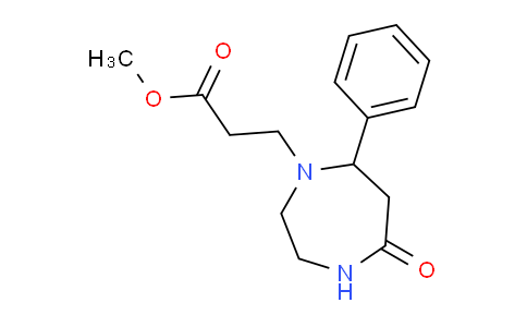 CAS No. 1428101-05-6, Methyl 3-(5-oxo-7-phenyl-1,4-diazepan-1-yl)propanoate